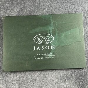 Vintage Jason New Zealand Floral Cork Back Placemats Set 4 w Box